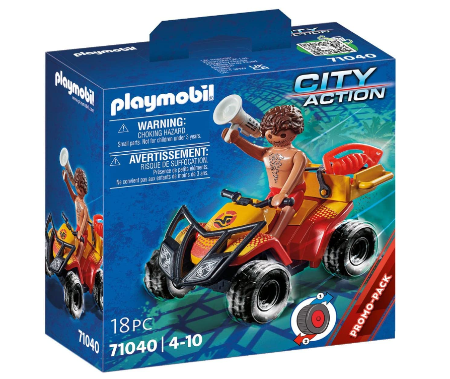 Rinkinys PLAYMOBIL City Action gelbėtojo keturratis 71040