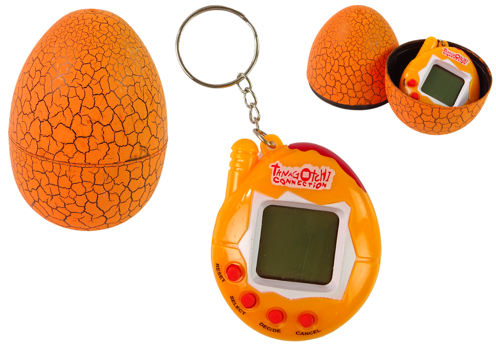 Tamagotchi - elektroninis gyvūnas, oranžinis