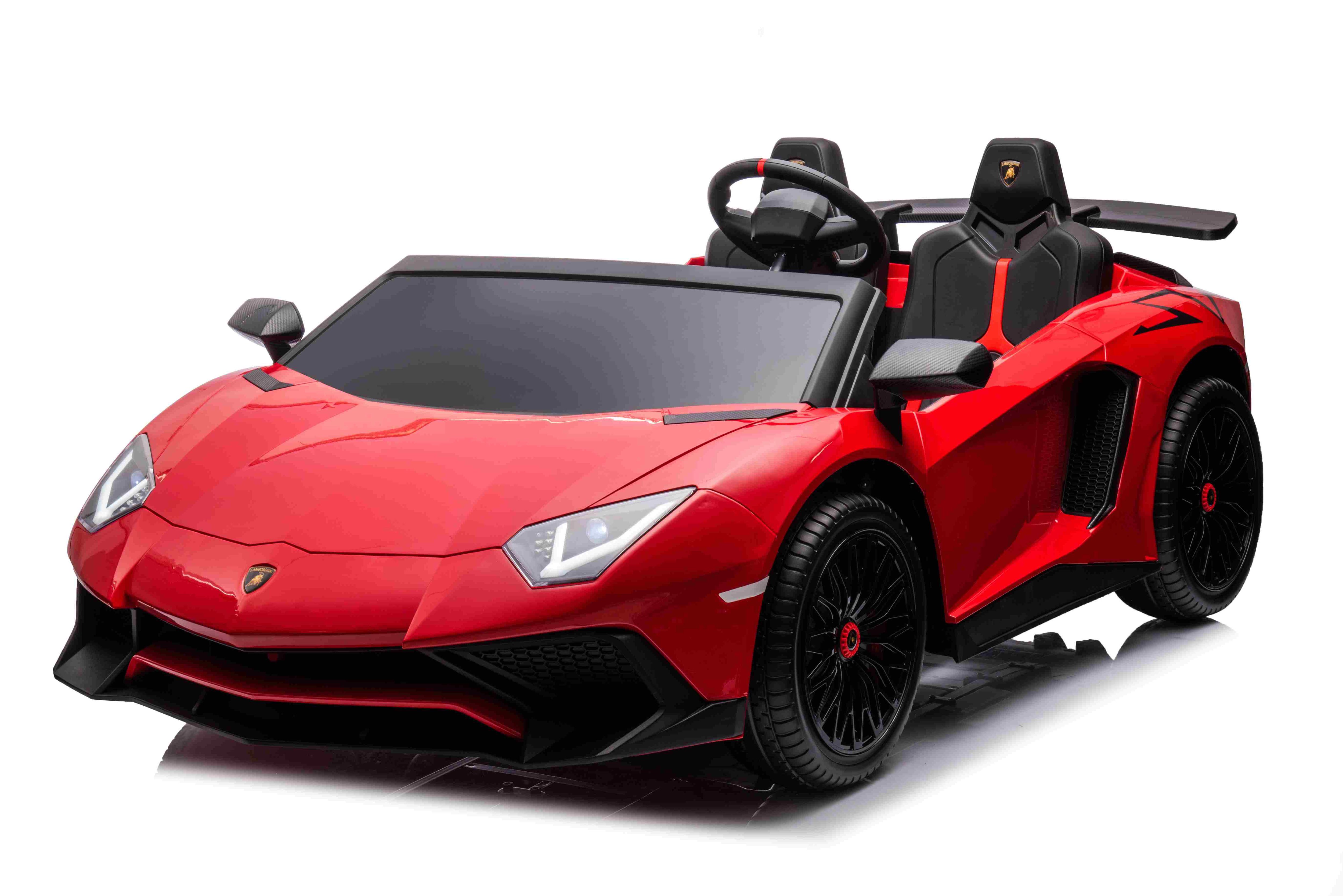 Lamborghini Aventador SV elektromobilis, raudonos spalvos