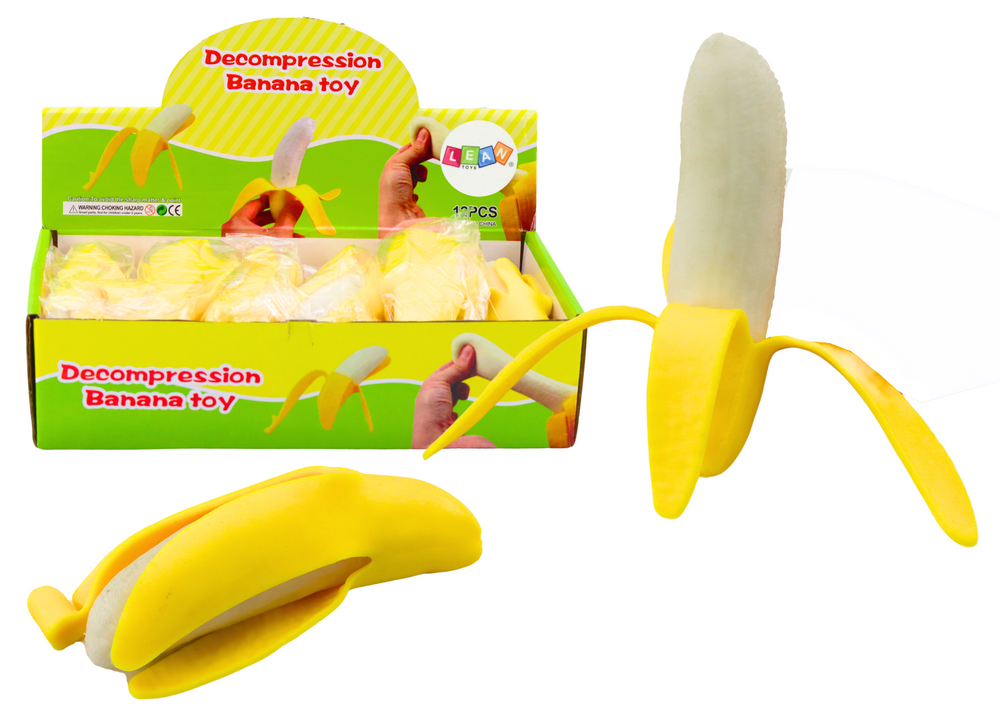 Antistresinis žaislas- bananas, 1 vnt.