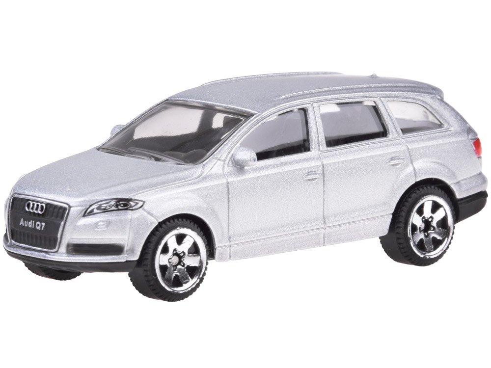 Audi Q7 1:64 metalinis modelis, pilkas