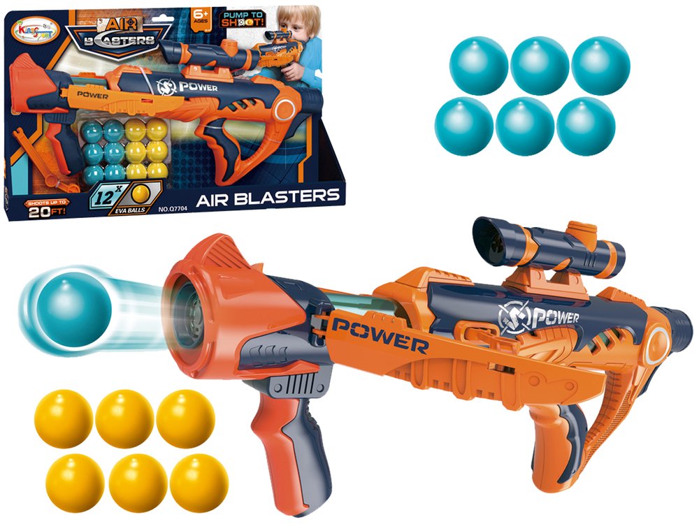 Didelis šautuvas Foamball Air Blaster Launcher