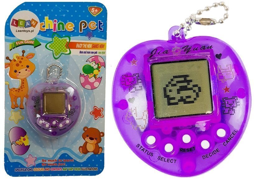 Elektroninis žaidimas "Tamagotchi", violetinis