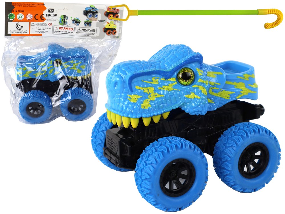 Žaislinis automobilis - Tiranozauras, mėlynas