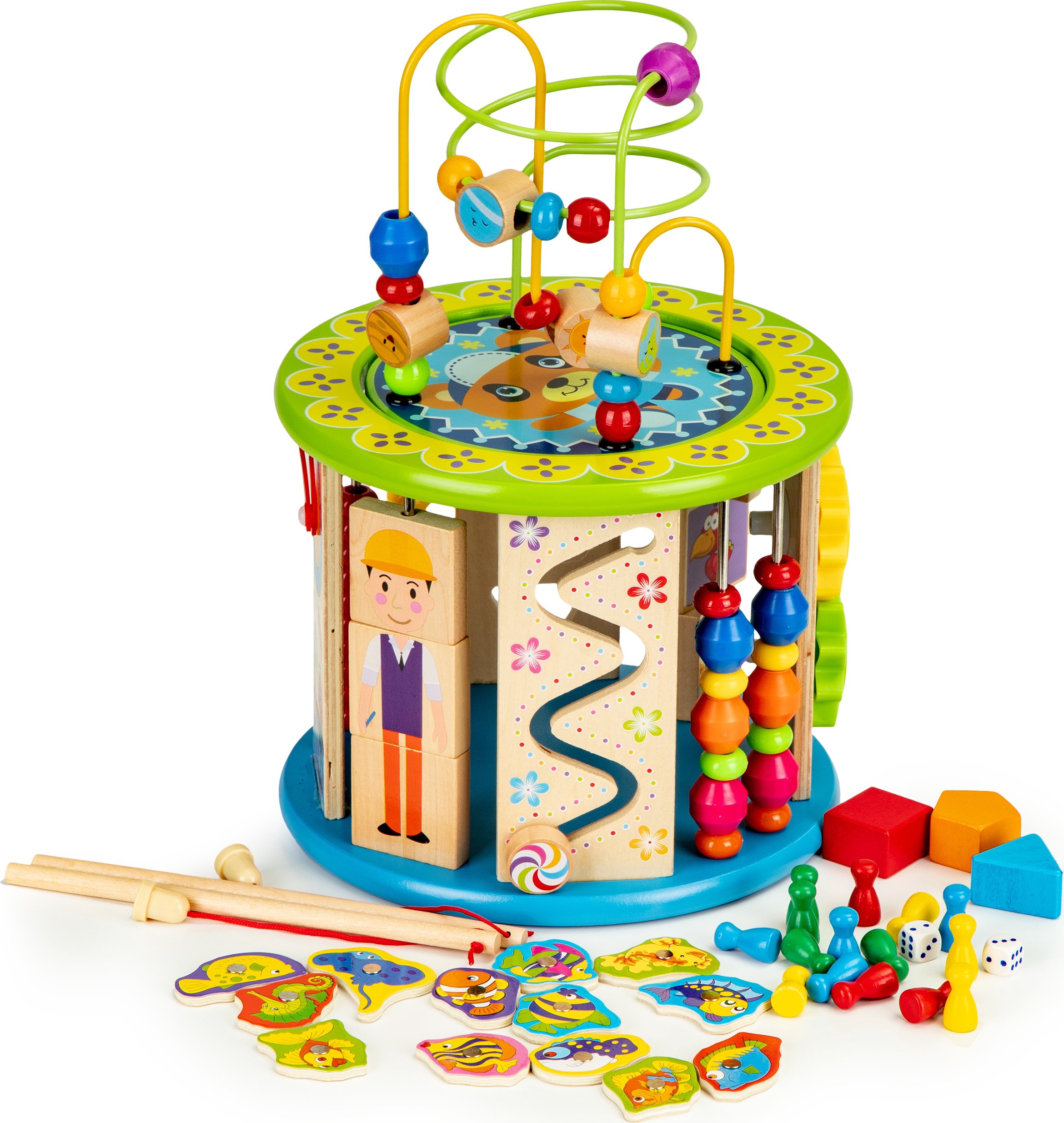 Medinis edukacinis kubas EcoToys