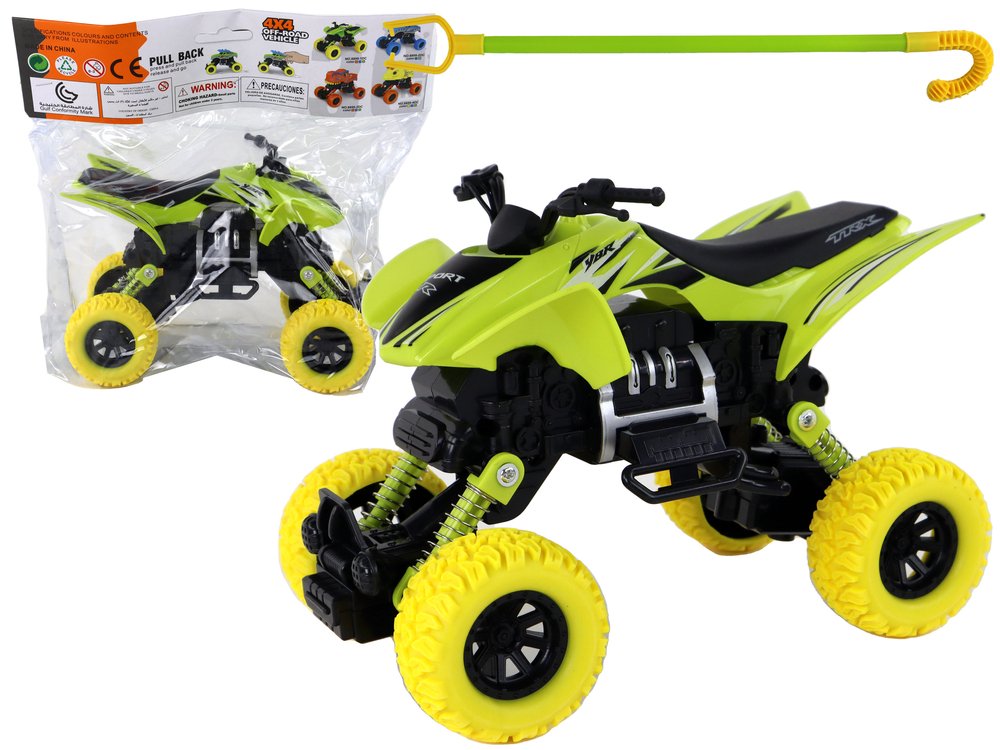 Žaislinis visureigis Quad XC, geltonas