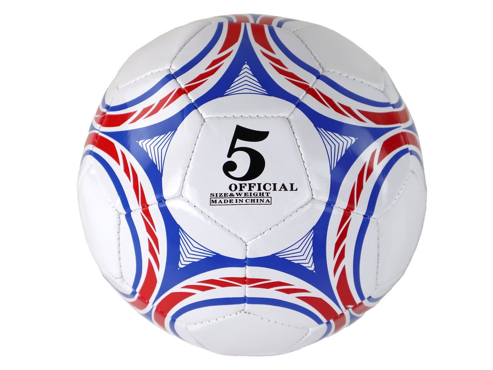 Futbolo kamuolys, 5 dydis, baltas