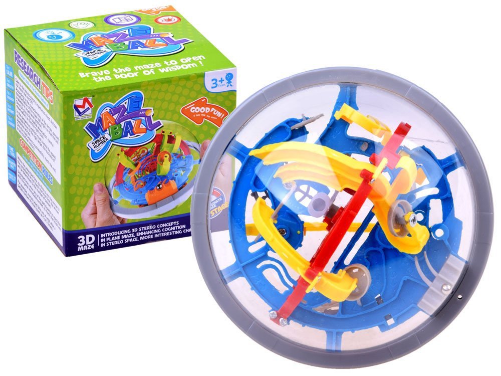3D įgūdžių žaidimas labirintas kamuolys