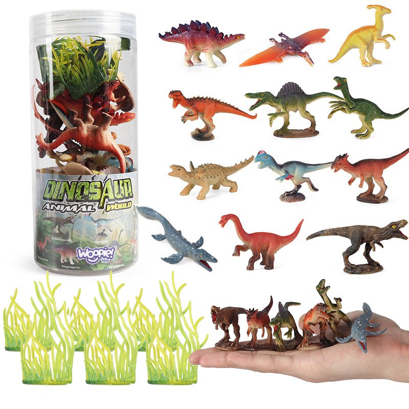WOOPIE dinozaurų figūrėlių rinkinys, 18 vnt.
