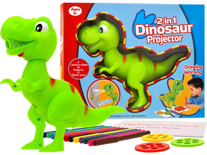 Vaikiškas žaislas dinozauras-projektorius HRTA0048
