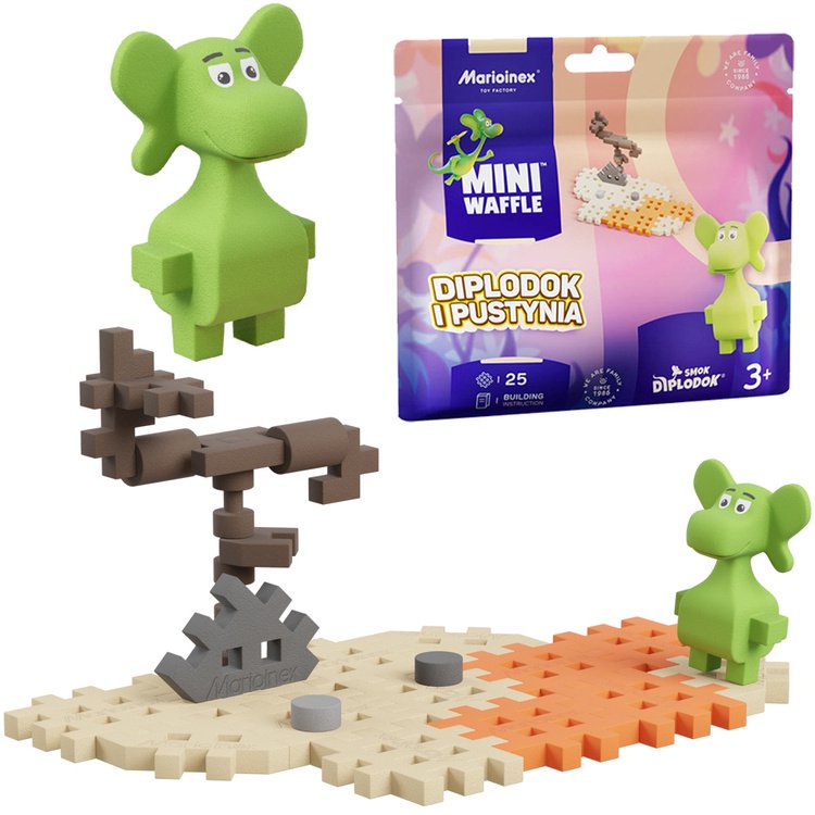 Mini dėlionė, 25 dalių, spalvota