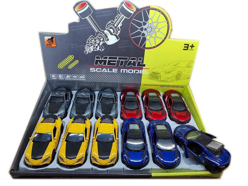 Sportinis metalinis modelis su šviesa ir garsu