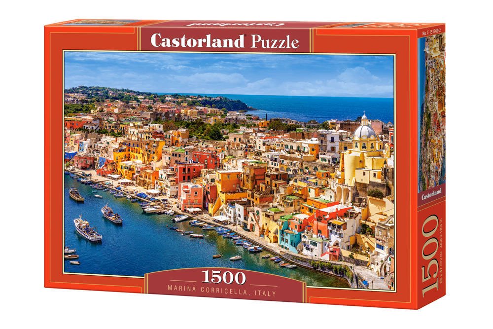 Dėlionė Castorland Marina Corricella, Italija, 1500 dalių