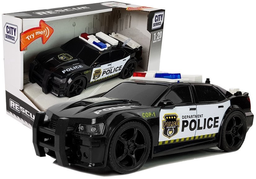 Žaislinis policijos automobilis "Department Police", juodas