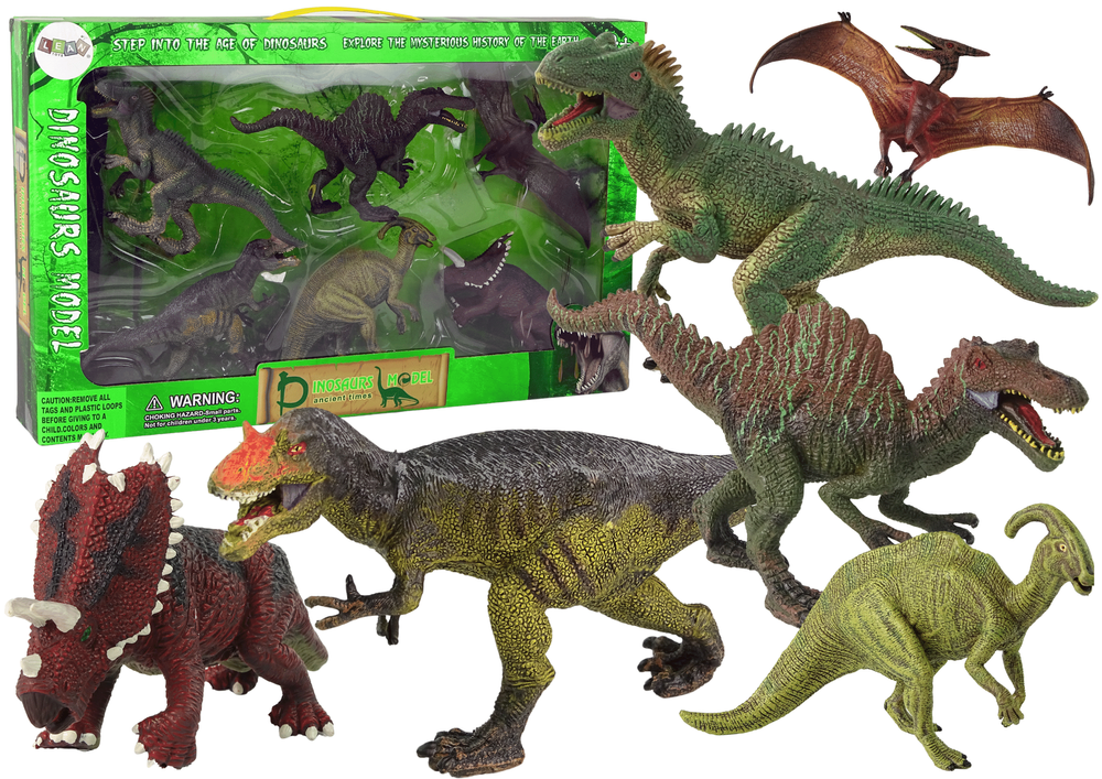 Didelis dinozaurų figūrėlių rinkinys