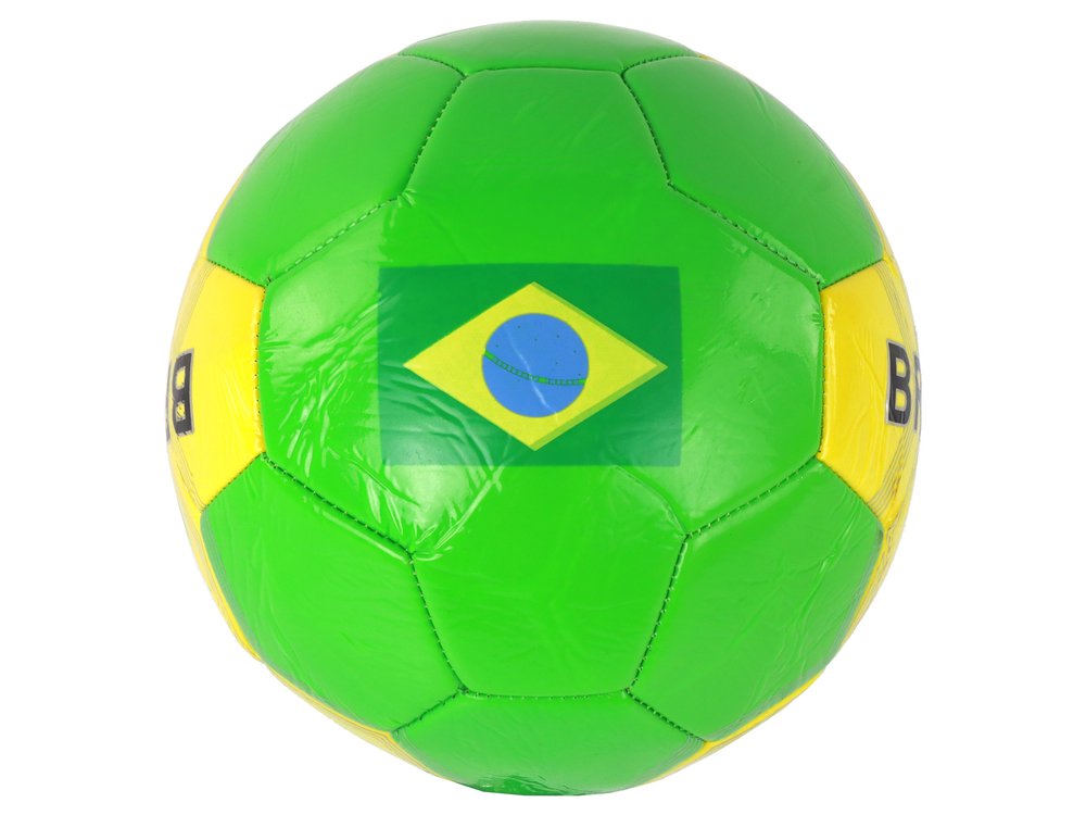 Futbolo kamuolys, žalias, dydis 5