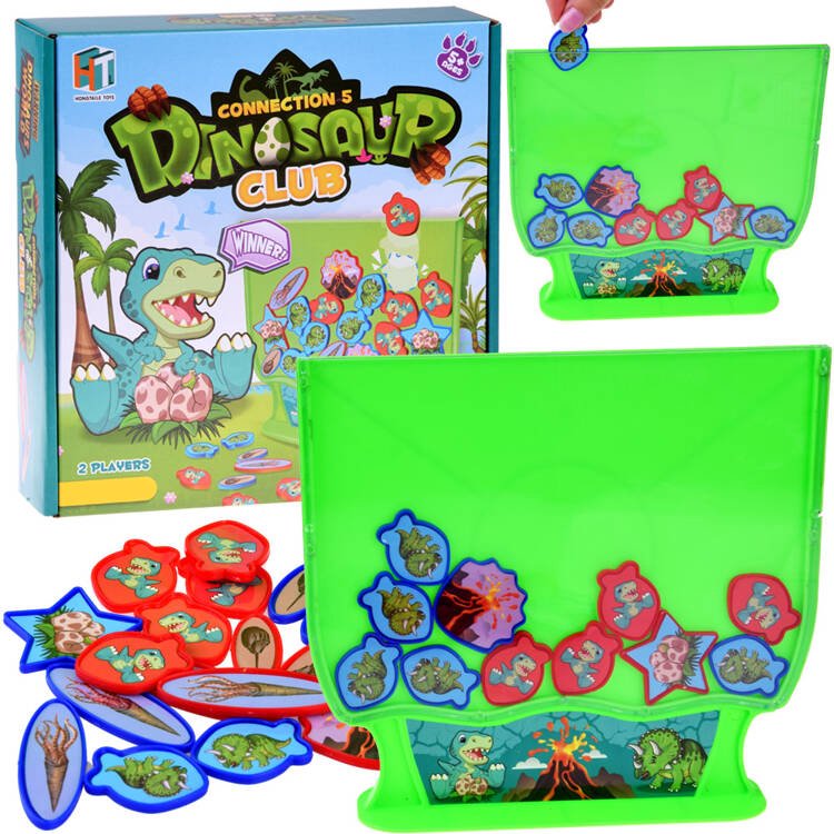 Arkadinis žaidimas sujungti 5 dinozaurus