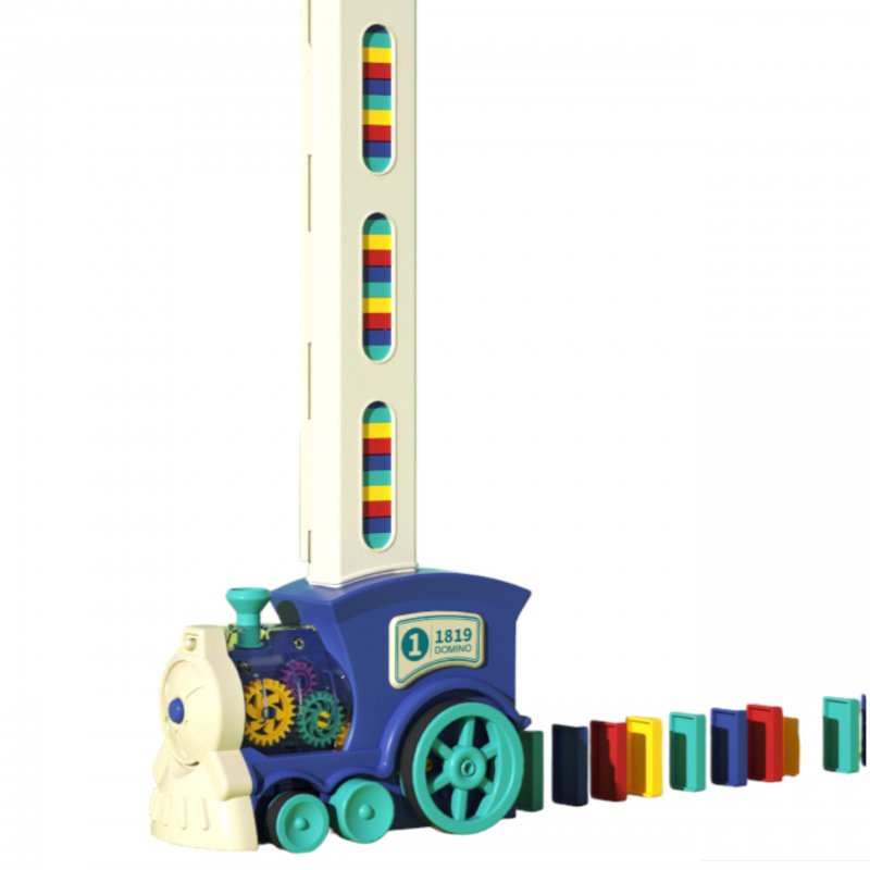 Woopie domino traukinukas, mėlynas
