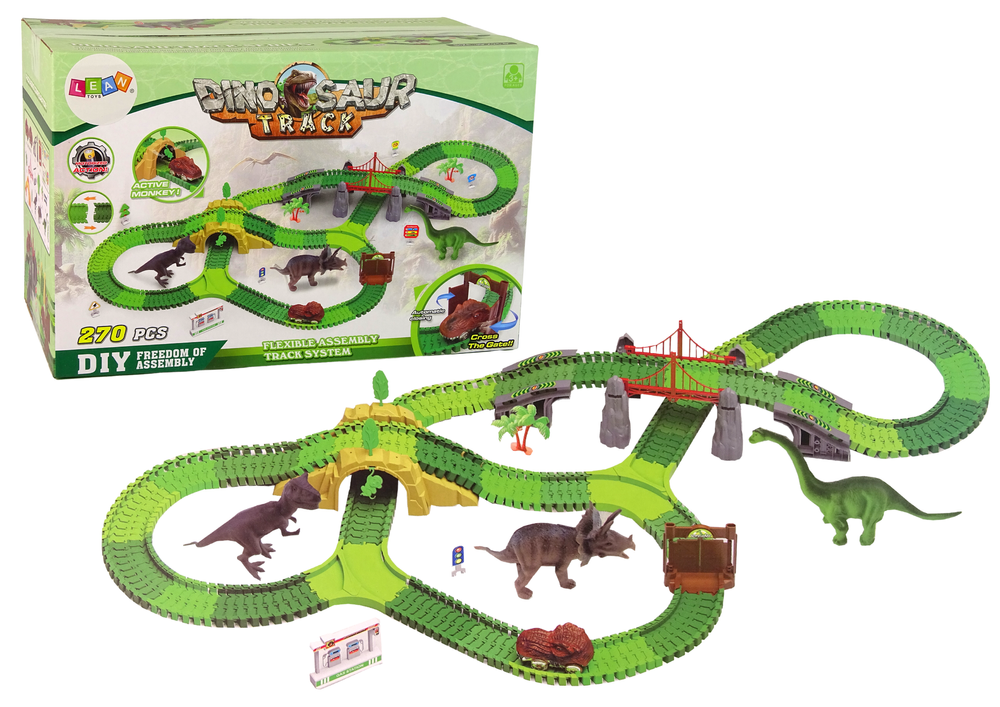 Žaidimo trasa - Dinozaurai, 270 elementai