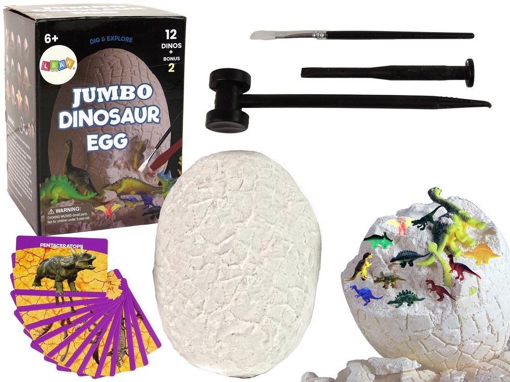 Archeologinių kasinėjimų rinkinys, dinozauro kiaušinis