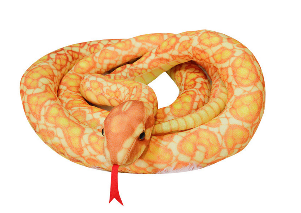 Auksinė pliušinė gyvatė, 300 cm