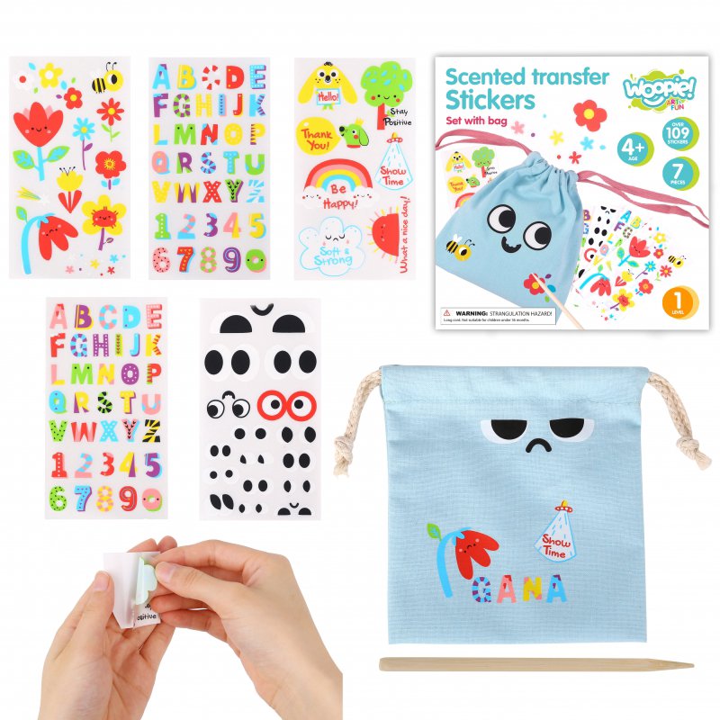 WOOPIE ART&FUN kūrybinis rinkinys iš 5 vnt.