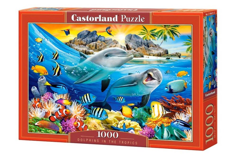 Dėlionė Castorland Dolphins in the Tropics, 1000 dalių