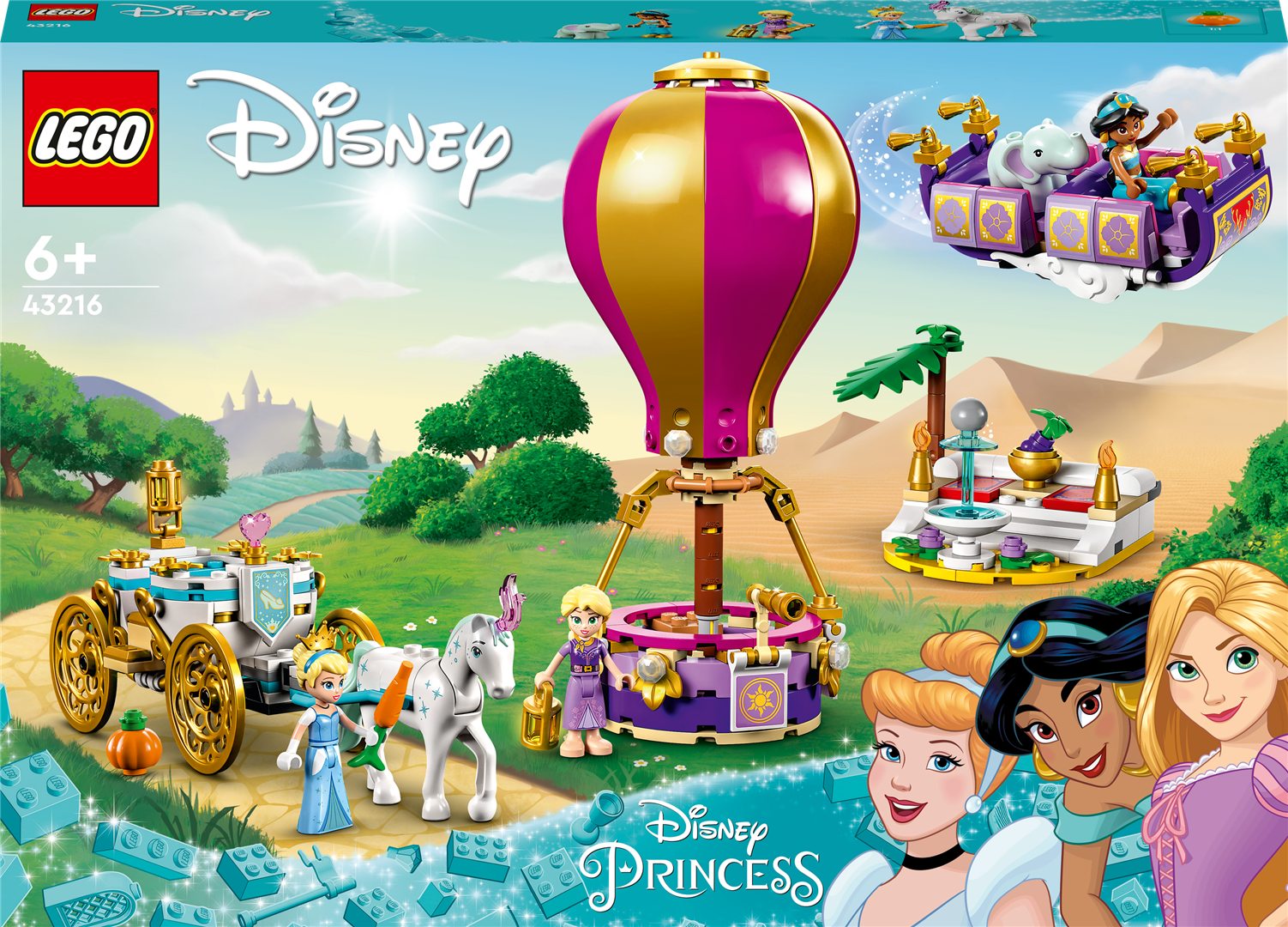 Konstruktorius LEGO Disney Princess Kerinti princesės kelionė 43216