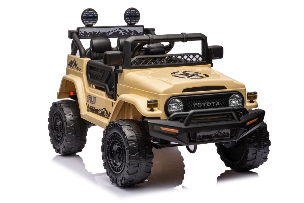 Toyota FJ vienvietis elektromobilis, smėlinis