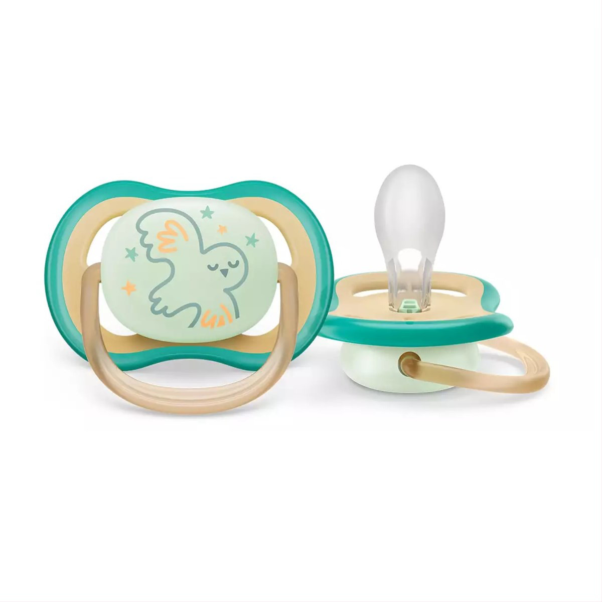 PHILIPS AVENT ULTRA AIR, silikoninis čiulptukas, naktinis, 0-6 mėn., N1