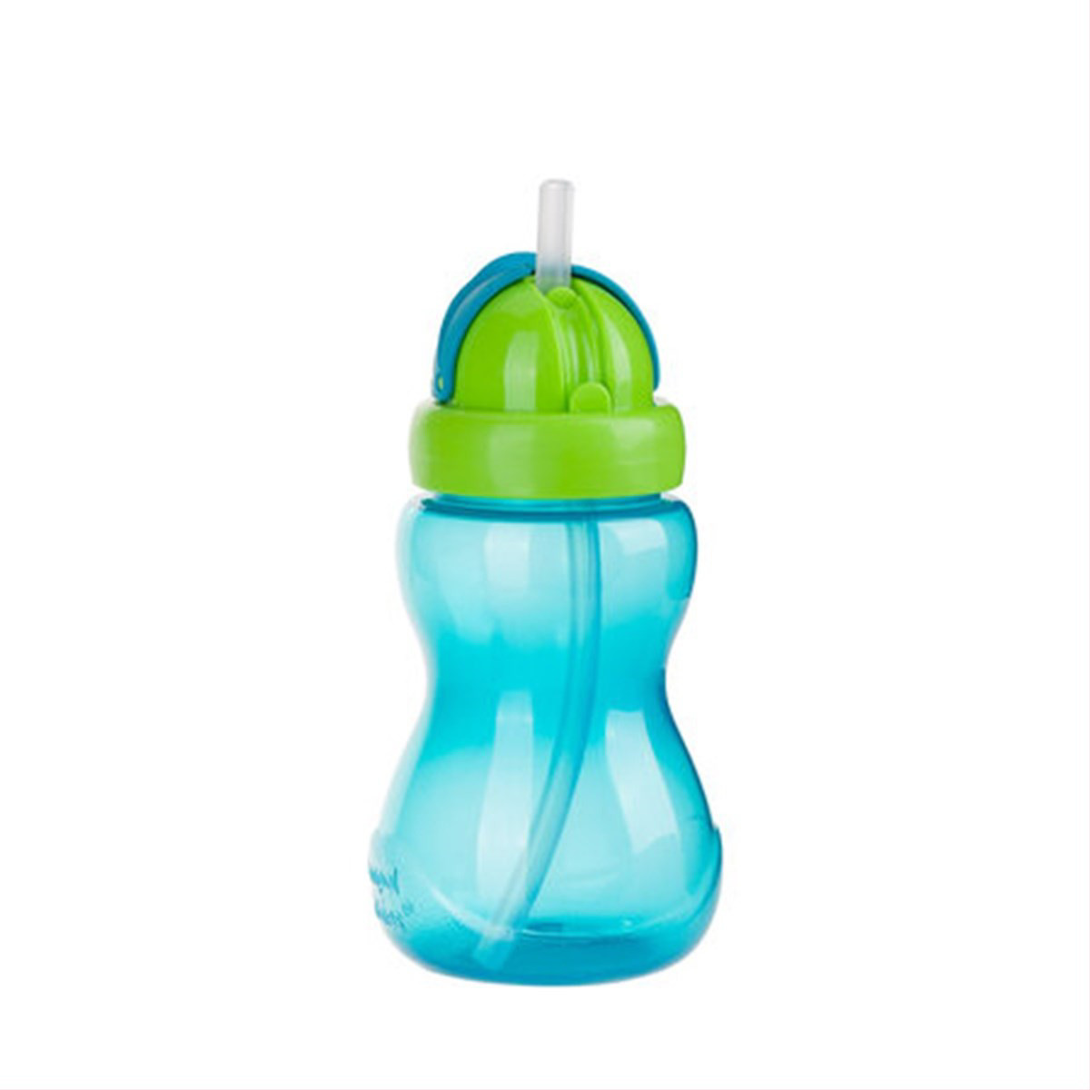CANPOL BABIES, gertuvė su šiaudeliu, 12 mėn.+, mėlyna, 56/109, 270 ml