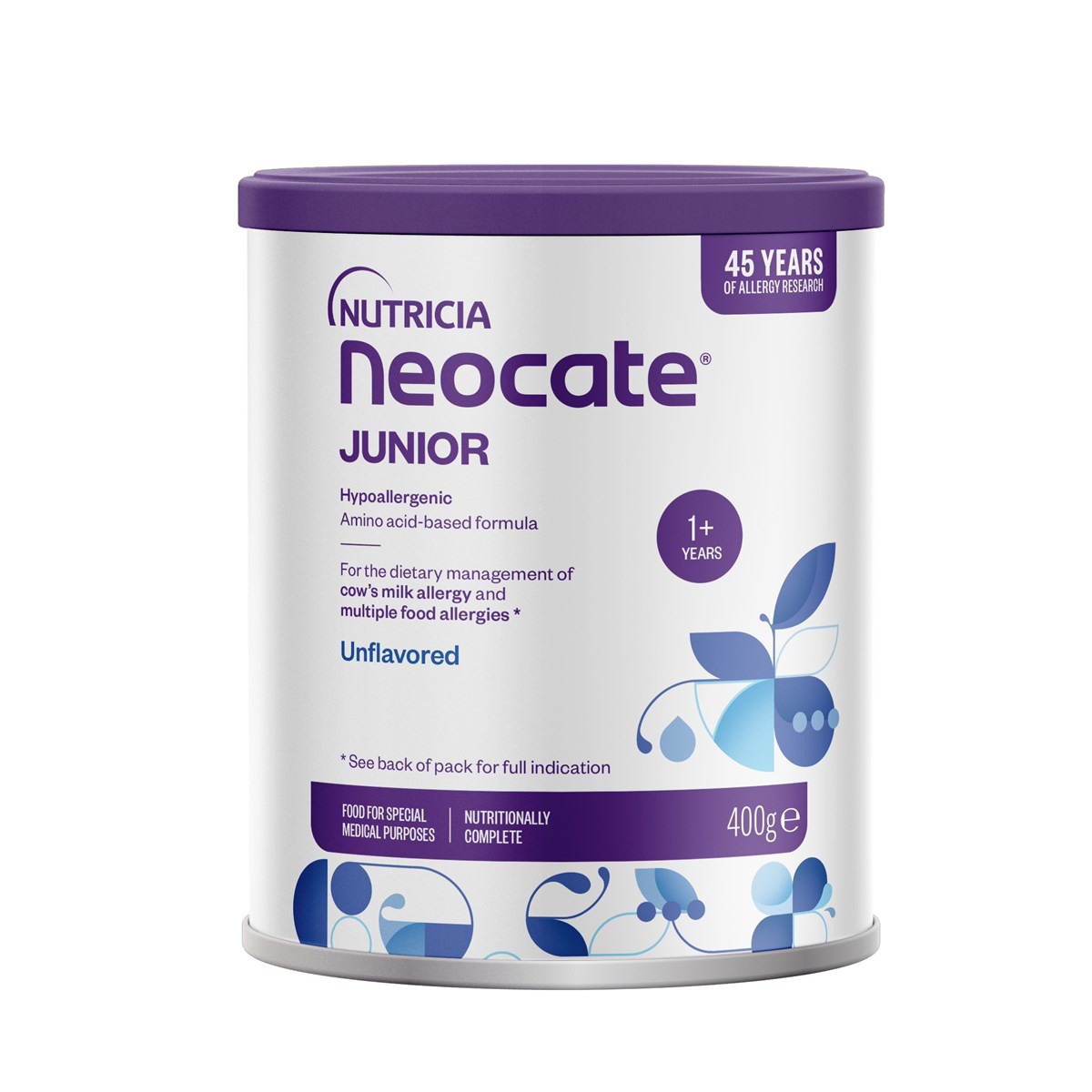 NEOCATE JUNIOR, milteliai, neutralaus skonio, 400g