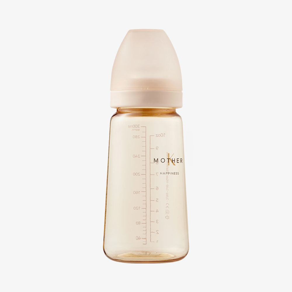 Mother-K PPSU Buteliukas “BASIC”, kreminis, 300ml.