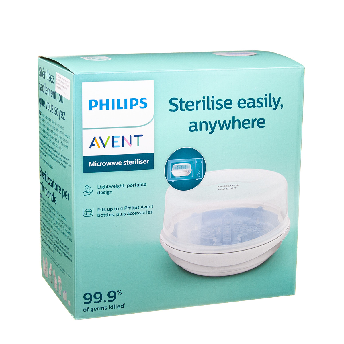 PHILIPS AVENT, garų sterilizatorius "Ekspress II" skirtas mikrobangų krosnelėms, SCF281/02