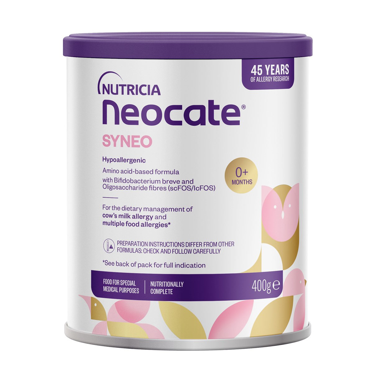 NEOCATE INFANT SYNEO, milteliai, 400 g