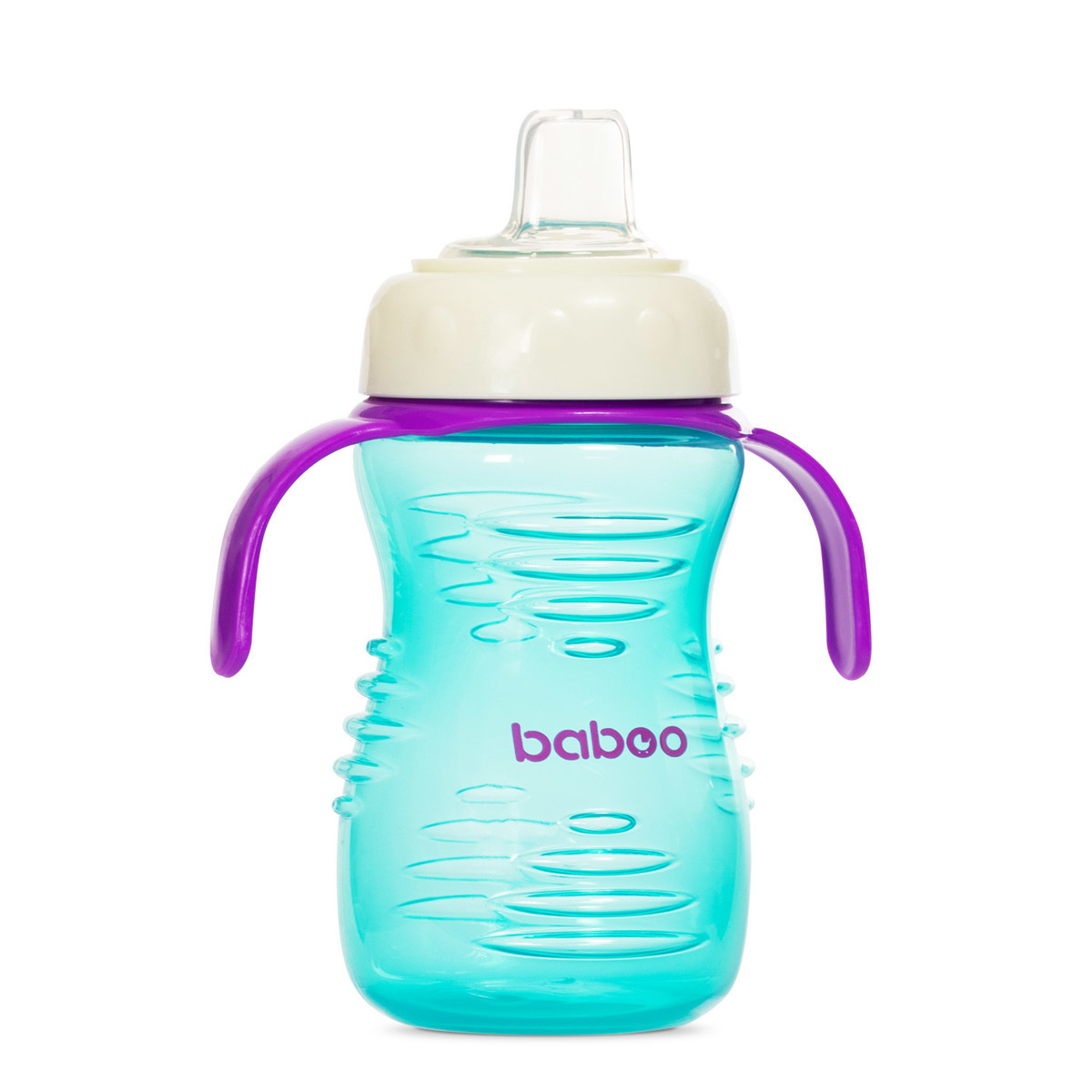 Baboo Neišsiliejanti Gertuvė su Silikoniniu Snapeliu ir Nuimamu Dangteliu, 260 ml, Mėtinė, 6+ Mėn