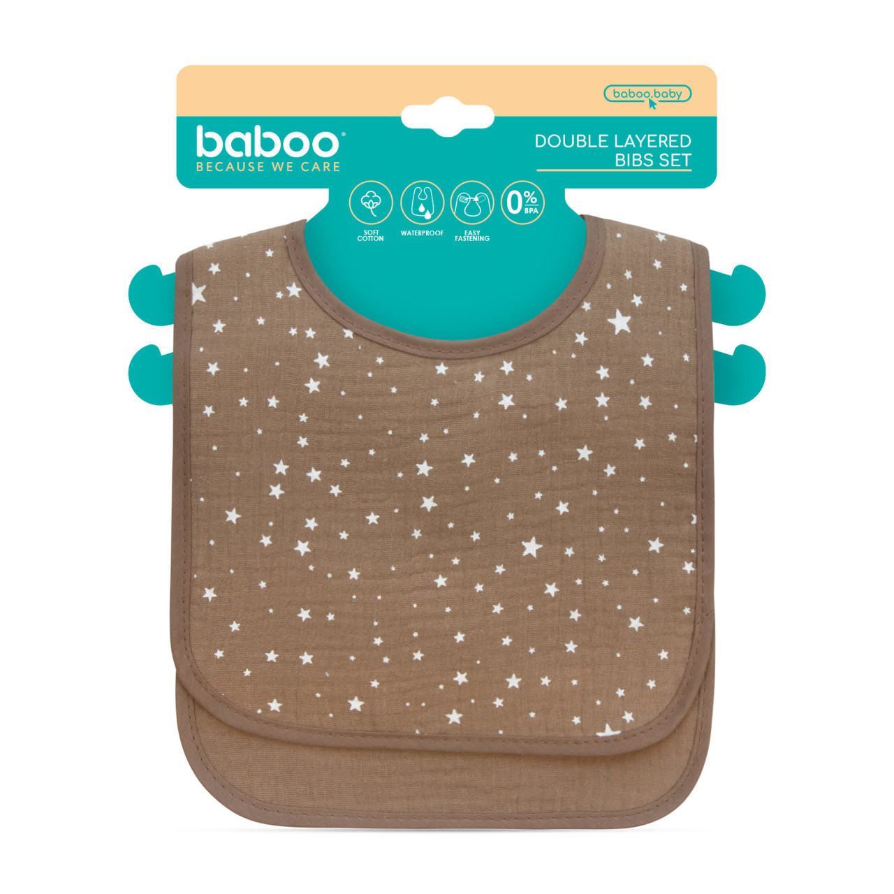 Baboo Dvigubas Seilinukas  (2 vnt) Au Naturale, 0+ Mėn