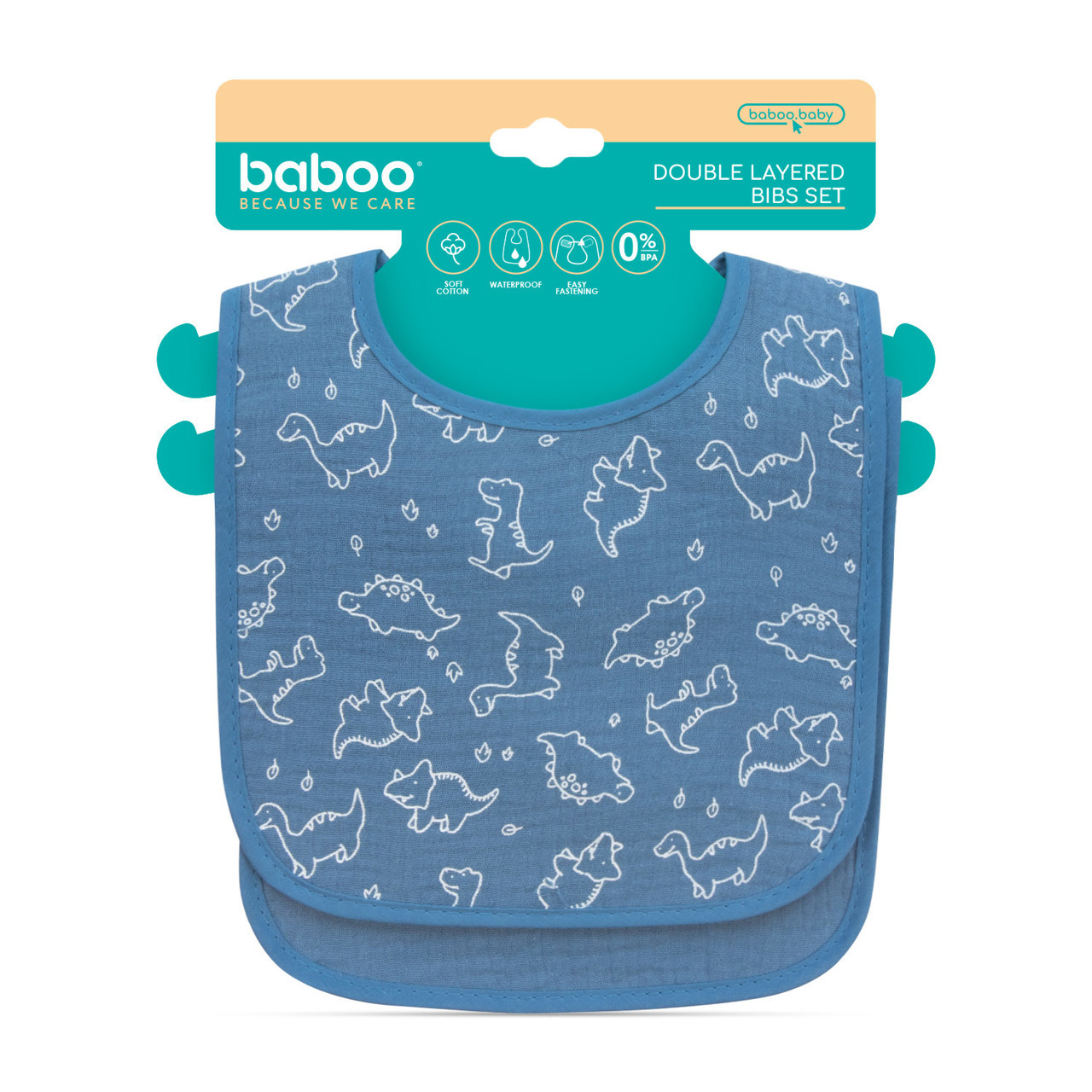 Baboo Dvigubas Seilinukas (2 vnt) Blue Haze, 0+ Mėn