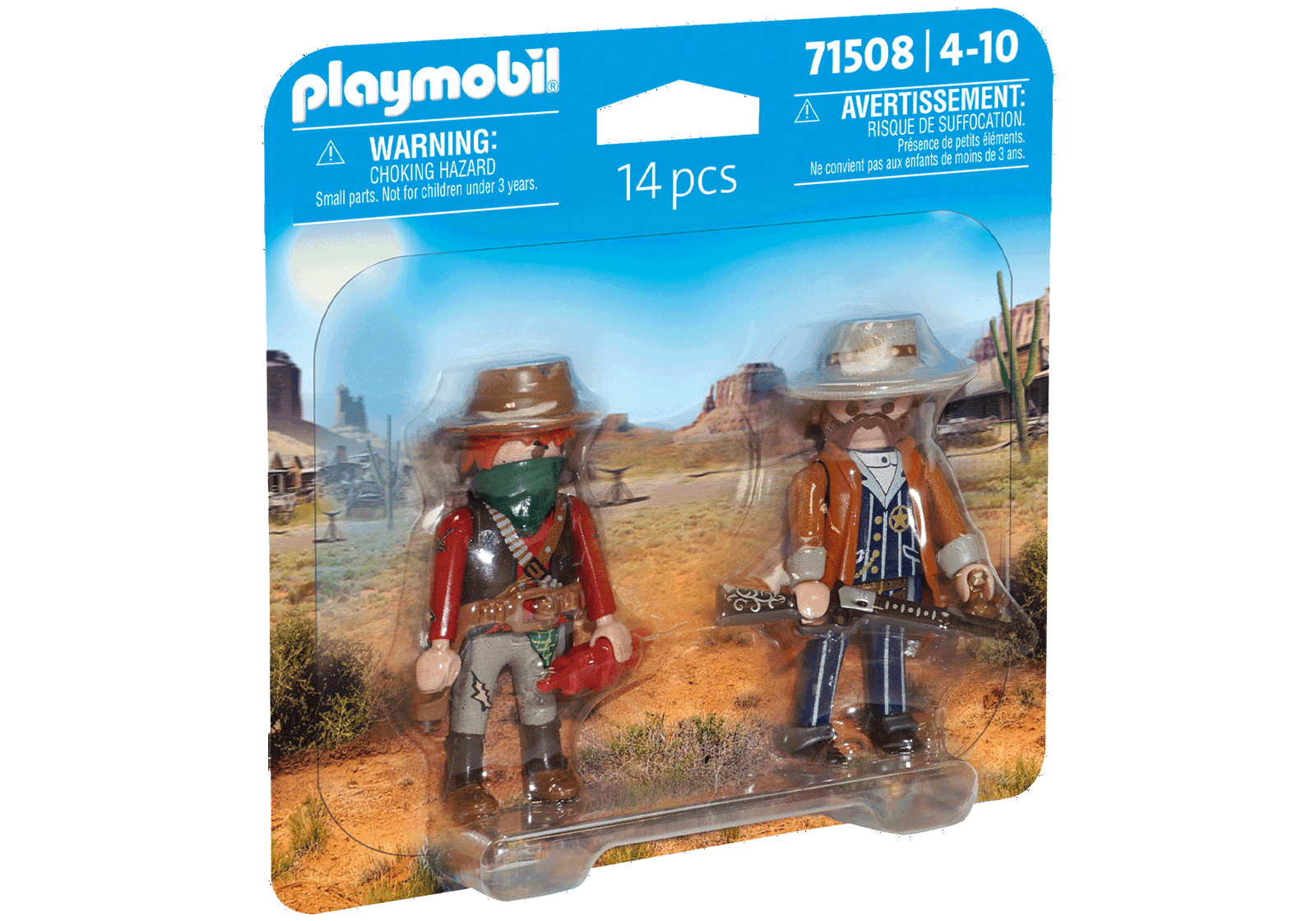 Nusikaltėlis ir šerifas PLAYMOBIL DUOPACKS 71508