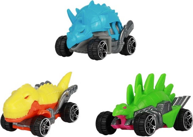 Automobiliai TEAMSTERZ BEAST MACHINE, 7,5 cm, 3 vnt