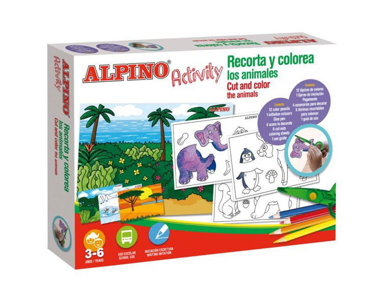Rinkinys Iškirpti ir nuspalvinti ALPINO Activity
