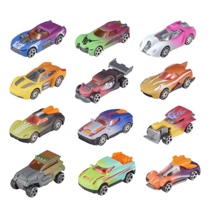 Spalvą keičiantys automobiliai TEAMSTERZ, 7,5 cm, 3  vnt, įvairių dizainų