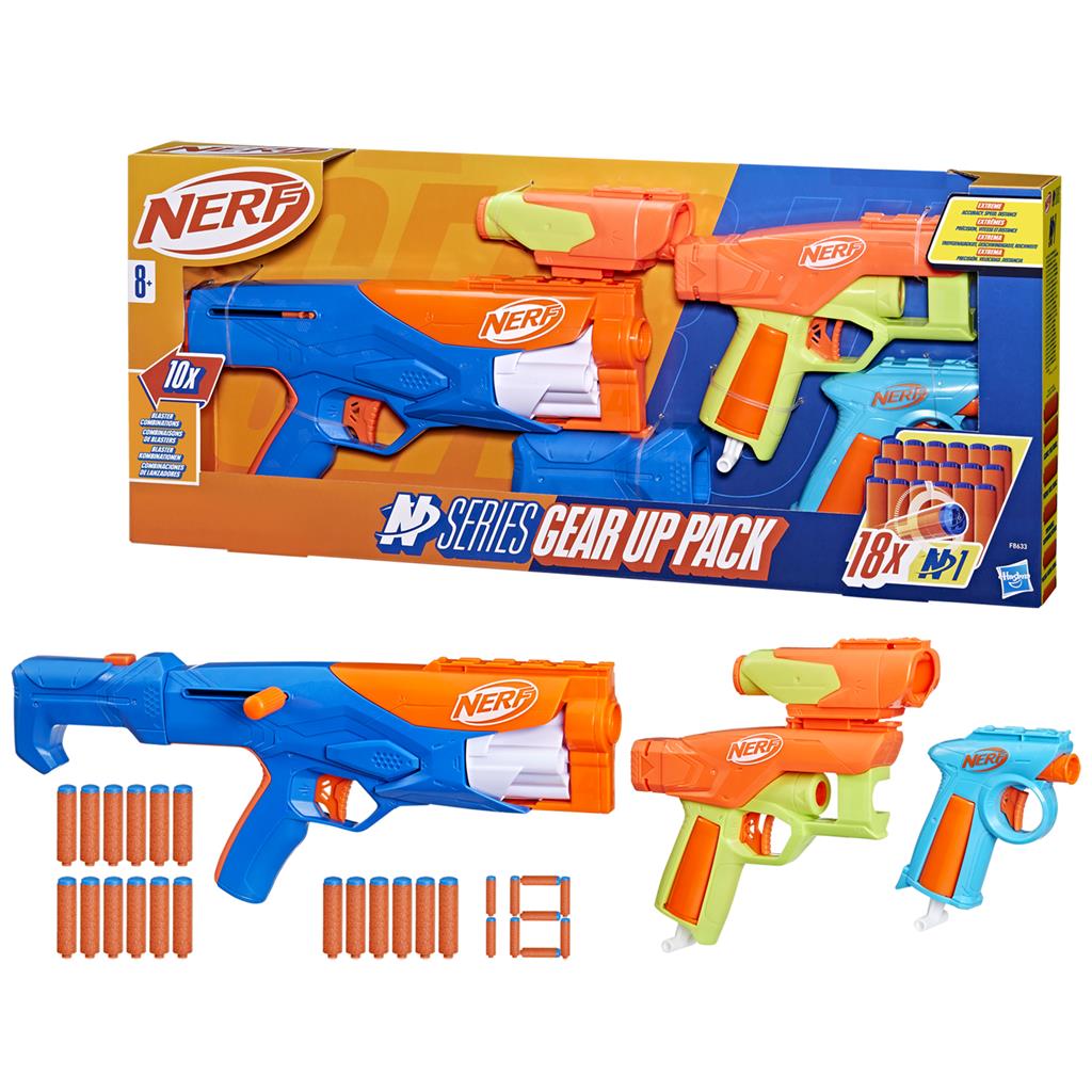 Žaislinio šautuvo rinkinys NERF N SERIES GEAR UP PACK