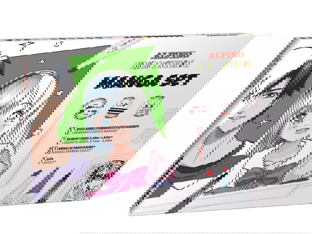Rinkinys ALPINO color experience MANGA
