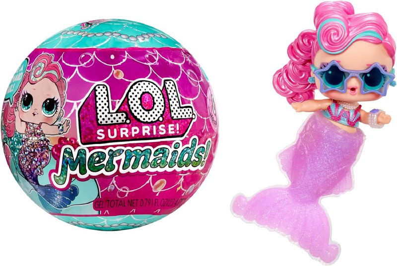 Mini lėlytė undinėlė L.O.L. SURPRISE