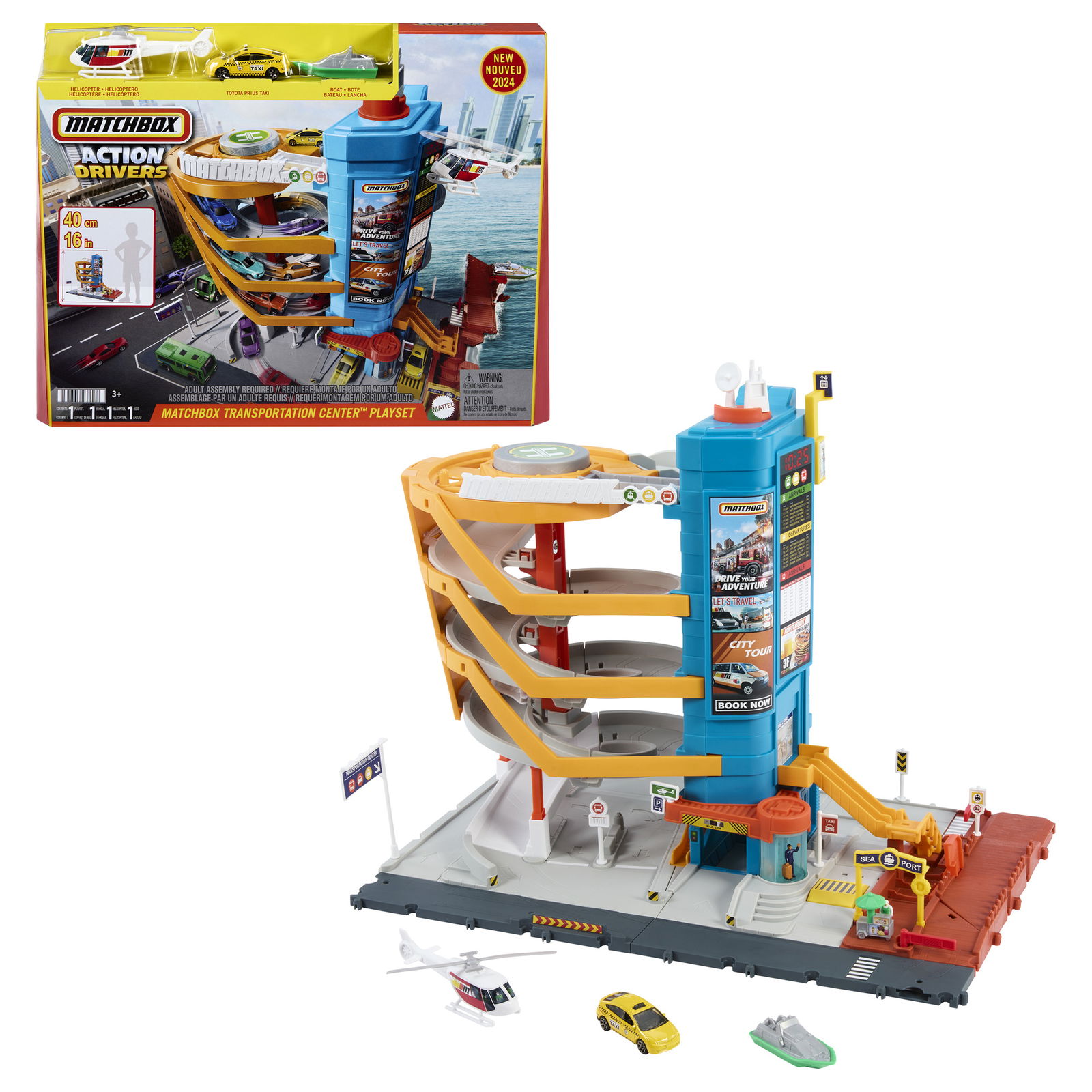 Matchbox rinkinys Transporto centras