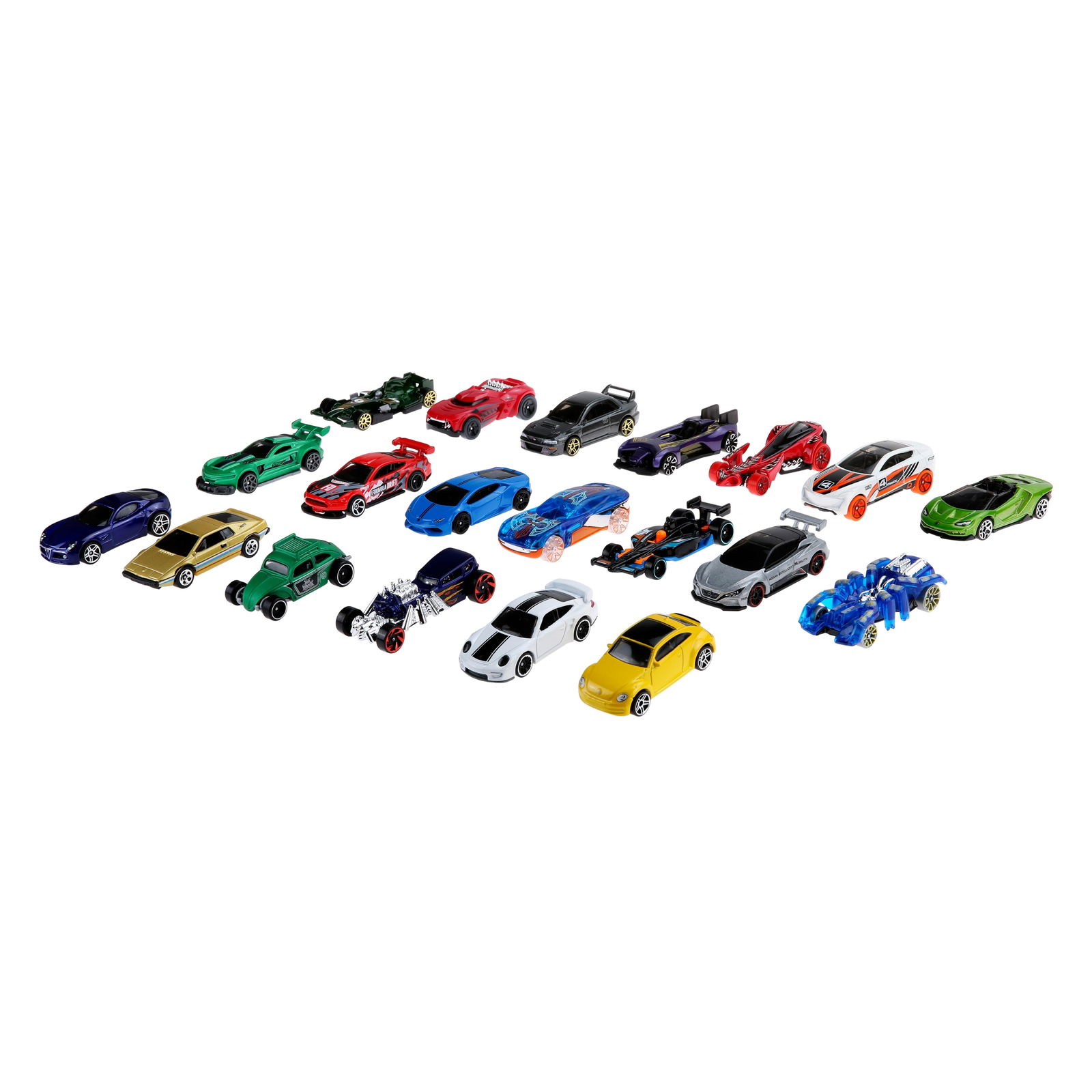 Dvidešimties „Hot Wheels“ automodelių rinkinys,  20 vnt