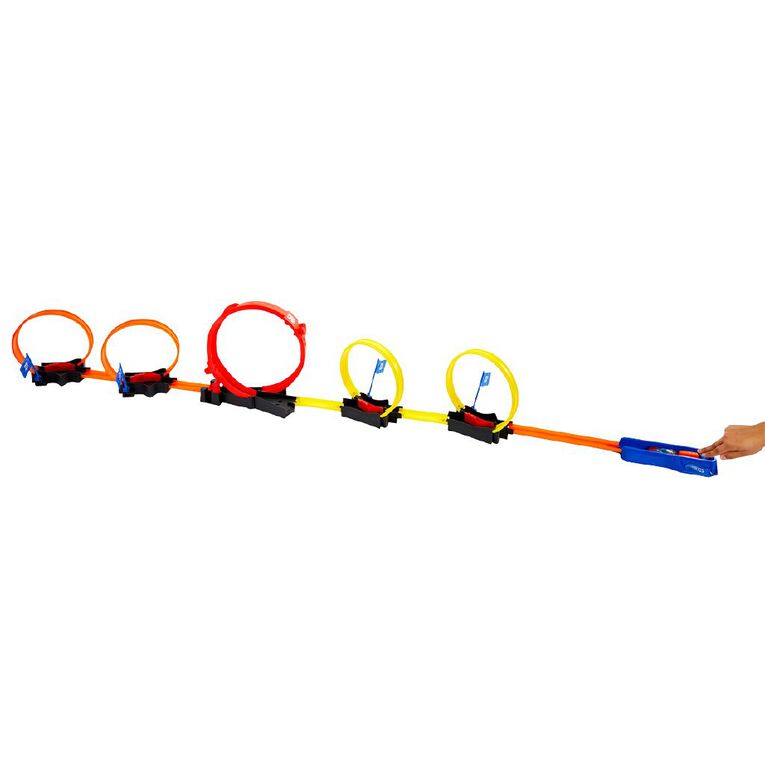 Automobilių trasa Hot Wheels Penkios kilpos