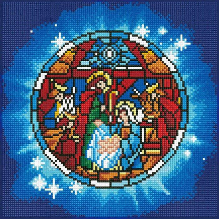 Deimantinė mozaika NATIVITY 30,5x30,5 cm