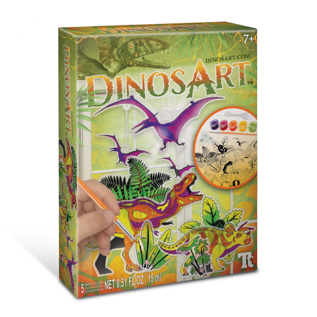 DINOSART kūrybinis rinkinys Suncatchers, 15012